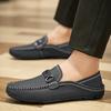 Fashion Comfort Genuine Leather Men Loafers All-match Lazy Shoes Breathable Moccasins Fashion Men Casual Shoes Slip-on Men Walking Shoes