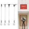 New Stainless Steel Wire Rope Adjustable With Locking Suspension Lanyard Hanging Rope