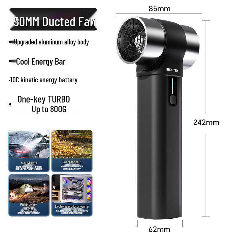 Pineapple-kun Turbo Fan: Compact High-Speed Handheld for Powerful Dust Removal 2000mAh