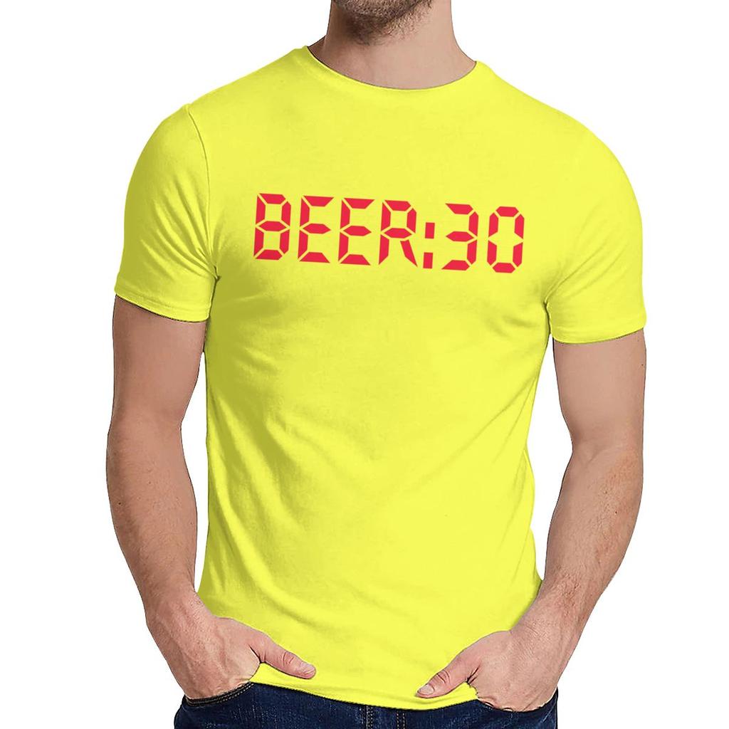 Quality Cotton Beer Oclock T Shirt Unisex Unique Design Nice Classic Round Neck Camiseta