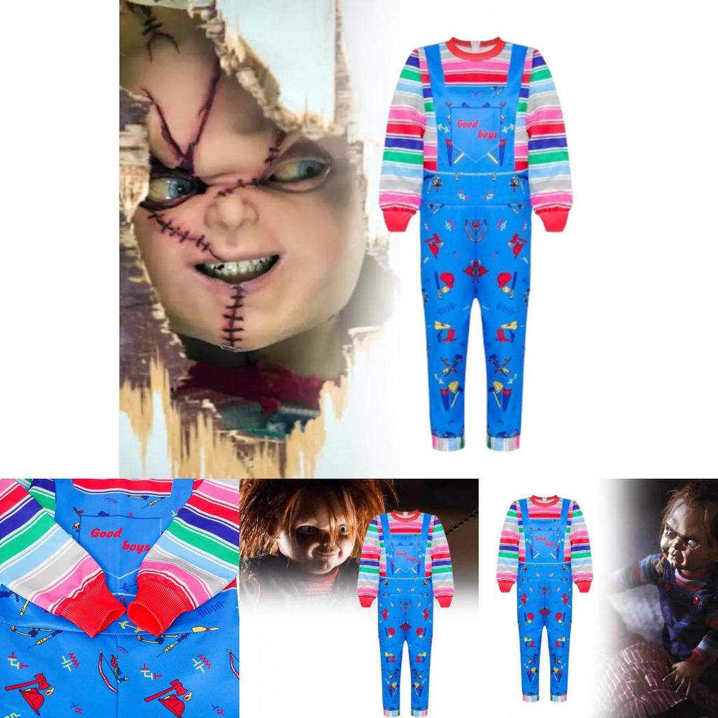 Childs Play Halloween Costume With Soft Milk Silk Fabric For Toddlers And Kids