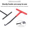 Motorcycle Exhaust Spring Hook T Shaped Handle Exhaust Pipe Spring Puller Installer Hooks Repair Tool for Springs Removal