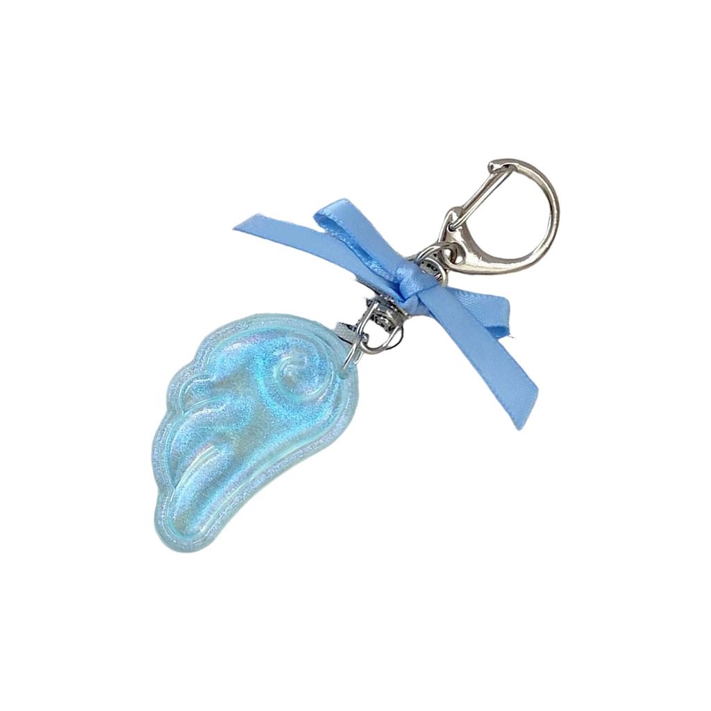 Cute Kawaii Japanese Style Keychain Bag Decoration with Angel Wing Bowknot Charm for Girls Fashion Accessory