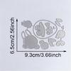 Metal Die Cuts Embossing Stencils Easters Rabbits Chicken Cutting Dies Stencils for Scrapbooking Album Card Decorations