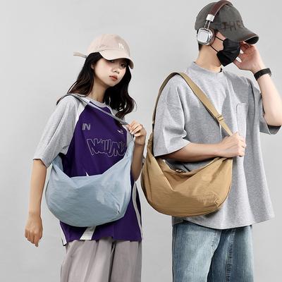 Sports Men's Shoulder Bag Women's Large Capacity Dumpling Bag Lightweight Crossbody Bag