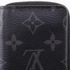 LOUIS VUITTON Zippy Coin Purse Vertical Coin Purse M81662 Monogram Eclipse black PVC mens Used