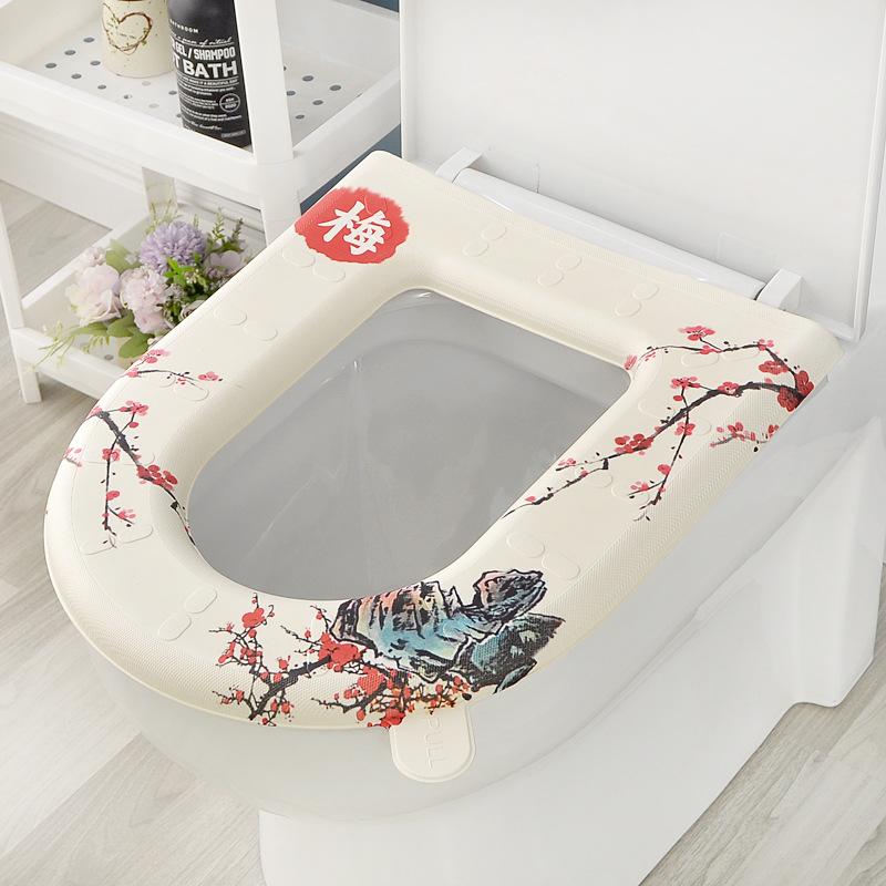 Eva Toilet Seat Cover Mat Summer Soft Washable Closestool Mat Seat Case Toilet Lid Pad Cover Bathroom dropshipping