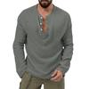 Men'S Long Sleeved Men'S V-Neck T-Shirt Fashion Casual Color Matching T-Shirt
