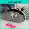 Trousse à stylos en peluche de dessin animé avec grande capacité pour étudiants et usage de bureau