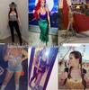 2024 Electric Music Festival Glitter Tassel Swimsuit: Sexy Three-Piece Set for Women.