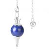 Round Dowsing Spherical Pendulum In Lapis Lazuli