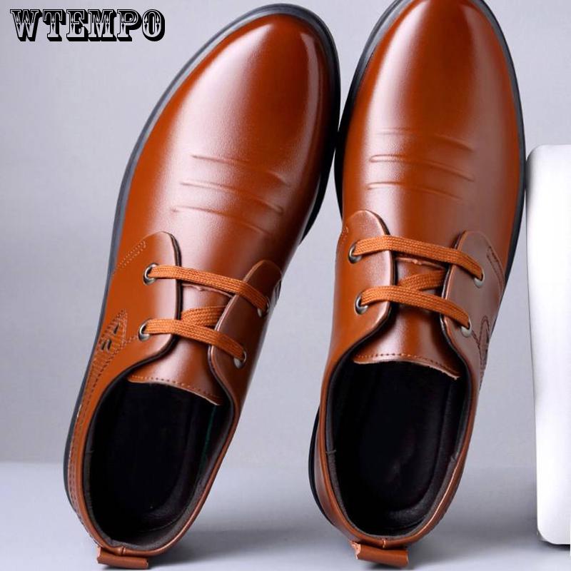 Leather Men Shoes Brand Casual Loafers Moccasins Breathable Slip On Black Business Shoes