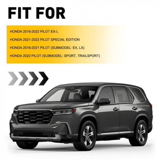 New Front Right Passenger Bumper Trim Molding For 19-22 Honda Pilot Upper Black