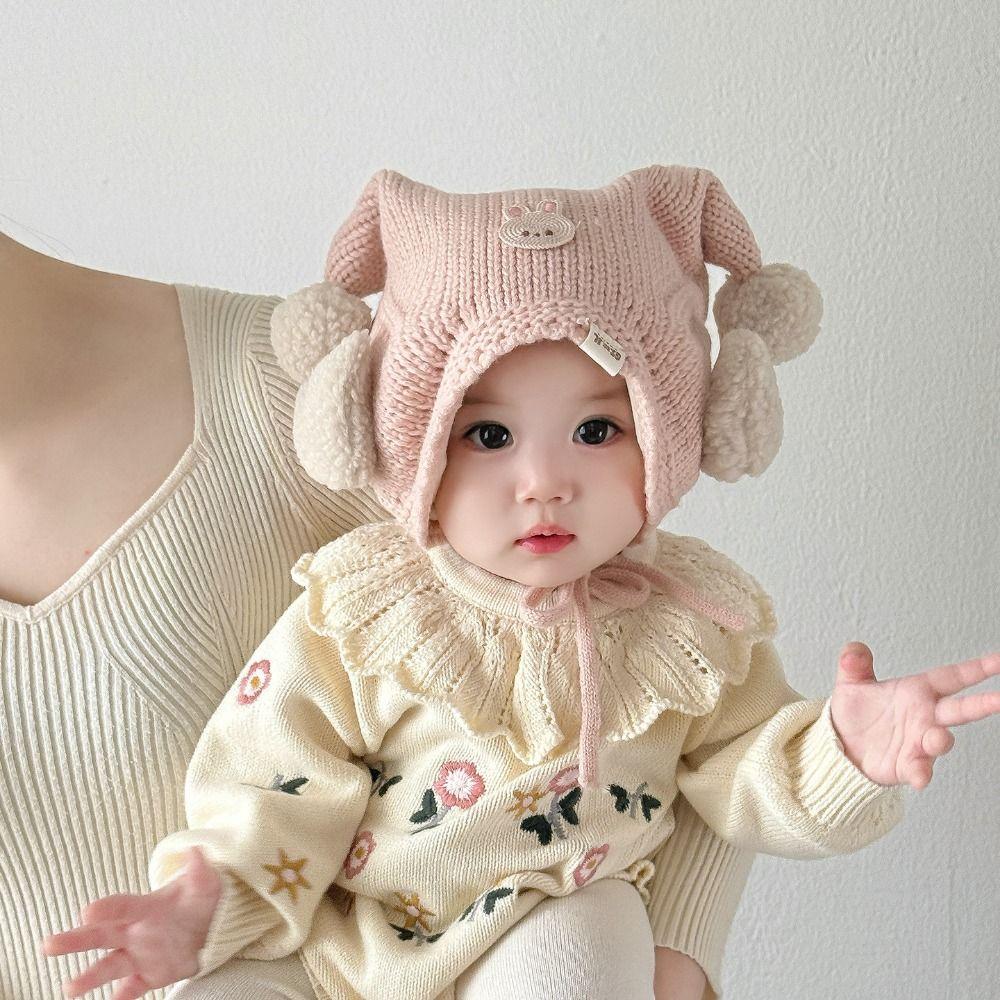 Cute Winter Baby Crochet Hat Cold-Resistant Kids Ear Protection Hat  Winter Season