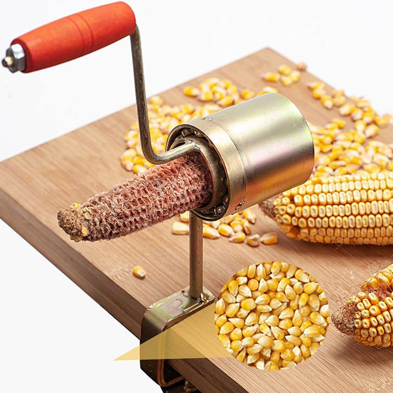 1Pc Practical Iron Household Small Hand Corn Sheller -Operated  Thresher    Manual