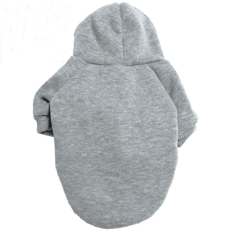 Hondenhoodies sweatshirt effen kleur kleding voor grote honden herfst winter buitenkleding voor Labrador Franse Bulldog Yorkshire outfit XS