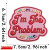 Liteon Cross-Border Alphabet Planet Embroidery Patch for Clothing & Accessories.
