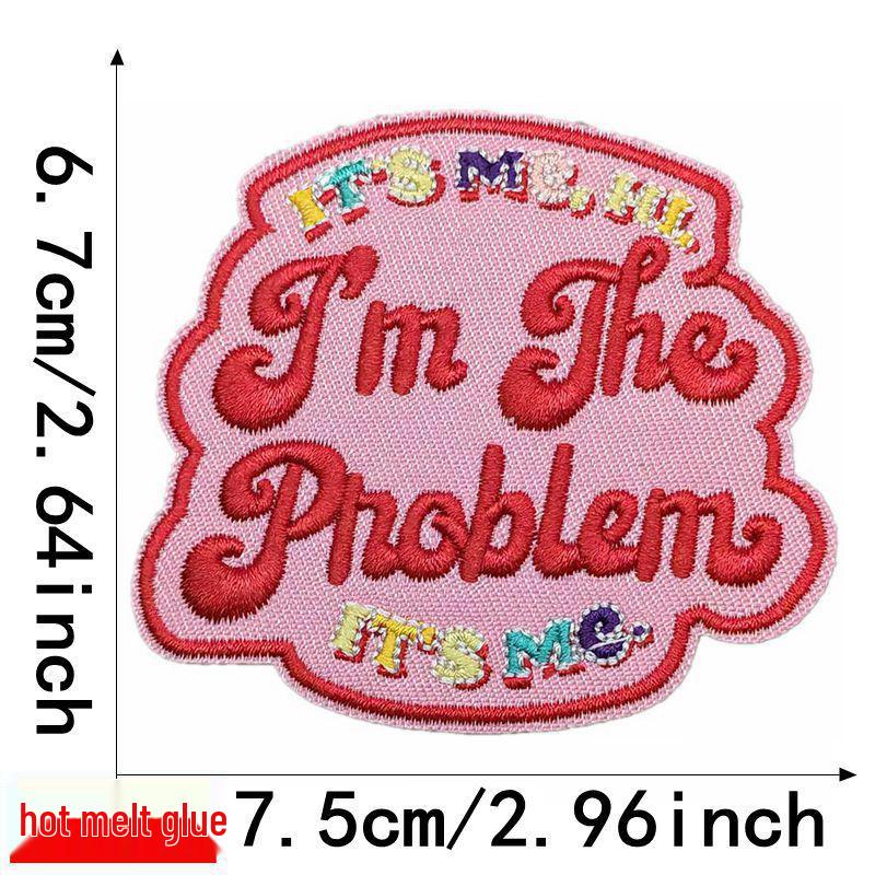Liteon Cross-Border Alphabet Planet Embroidery Patch for Clothing & Accessories.