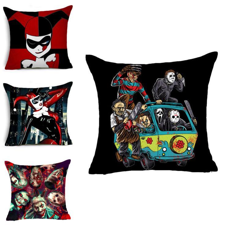 Chucky Good Guy Puppe Horrorfilm Design Kissen Kissenbezug in leuchtenden Farben