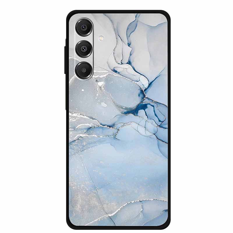 For Samsung Galaxy A14 A15 A16 5G Case Marble Soft TPU Phone Back Cover For Samsung A14 A15 4G Shockproof Silicone Painted Coque