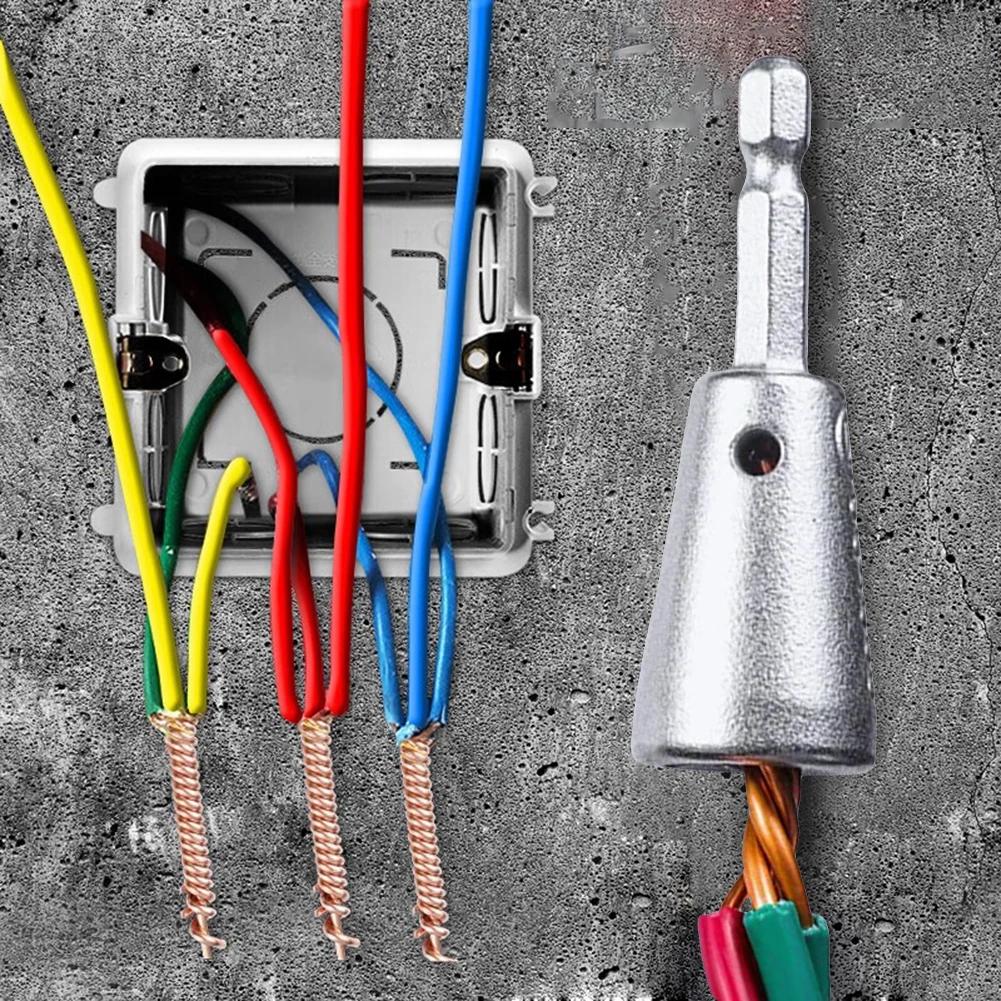 Electrician Quickly Wire Twister Twisted Twist Cable Device Electrical Cable Twister for Electrical Power Drill Drivers