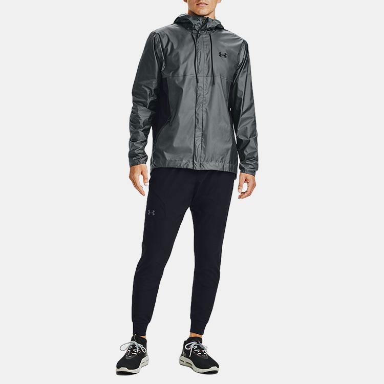Under Armour Cloudstrike Shell Casual Breathable Running Training Sports Jacket Men Jacket Peach Gray 1350950-012