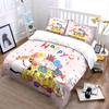 Colorful Cartoon Dog Heroes Bedding Duvet Cover Set Duvet Cover Pillowcases  (1*Duvet Cover 2*Pillowcases, Without Duvet Insert)