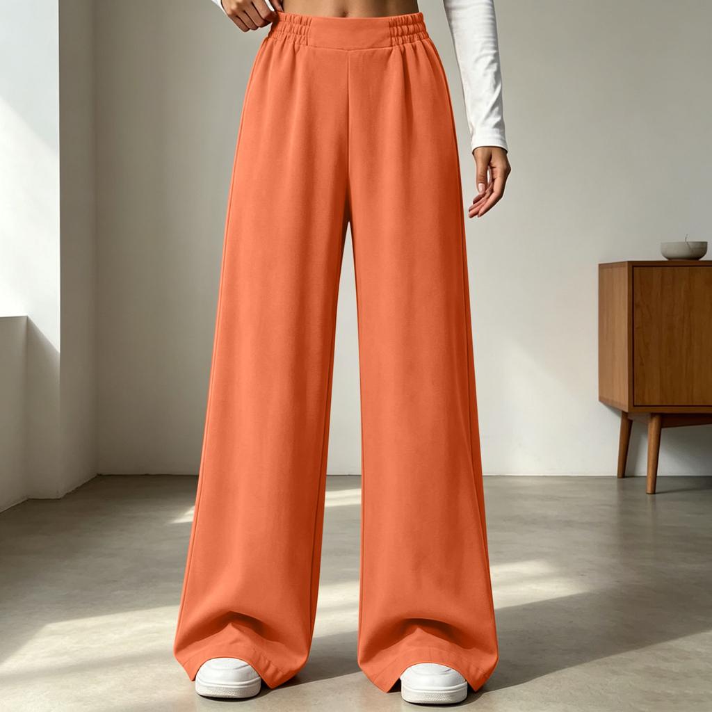 Women's Casual Elastic Waist Jogger Pants for and Workout