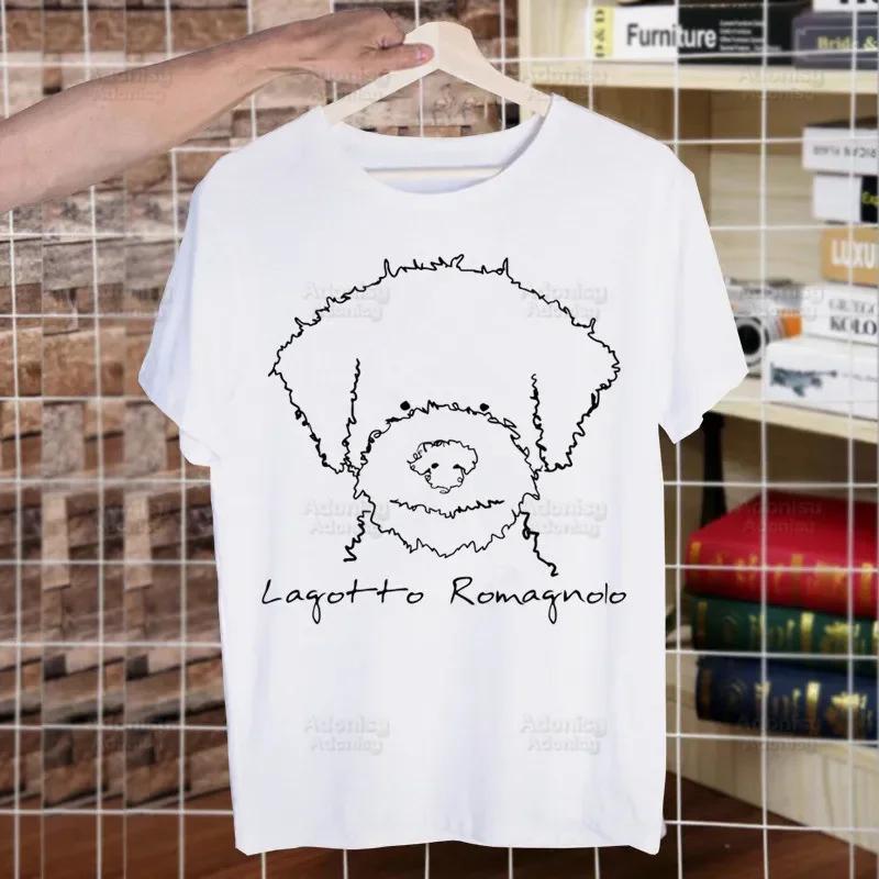 Das Leben ist besser mit Lagotto Romagnolo Herren Damen T-Shirt Tops Rundhals Weich Hund Italienische Rasse T-Shirt T-Shirt Kleidung T-Shirt