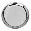 Stainless Steel Round Thickened Dessert Single-layer Plate BBQ Tableware Dish
