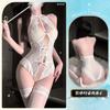 Sexy lingerie lace perspective open crotch onesie passion hot sexy uniform seduction pure lust