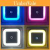 Modern Minimalist Square Led Night Light With Light Sensor For Smart Home