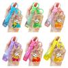Unique Soccer Shirt Charm Keychains Backpack Pendant With Dynamic Liquid Sand Effect Ideal For Purse Or Keys Decoration