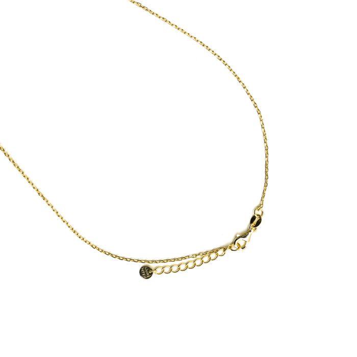Collier Luxenter en argent 925 et zircon multicolore finition or 18k - Narxo