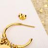 Lates Hot Brand Vintage Earrings for Women Luxury Jewelry Fashion Geometry Gold Sliver Designer Eardrop Lady Party Stud Earrings