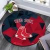 Boston Red Sox2,Round Area Rug,Carpet Rug for Living Room Bedroom Sofa Playroom Decor,Non-slip Floor Mat
