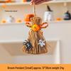 Halloween Broom & Ghost DIY Scene Decor: Pumpkin Pendant for Party, Bar, or Kindergarten