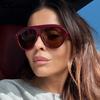 Oversized Pilot Sunglasses 2025 New In Fashion Gradient Shades Women Trendy Luxury Brand Design Sun Glasses 802392