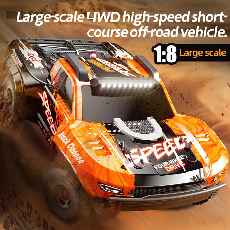 JJRC C8822 1:8 full-scale high-speed remote control 4WD off-road climbing drifting RC model brushless toy for gift.