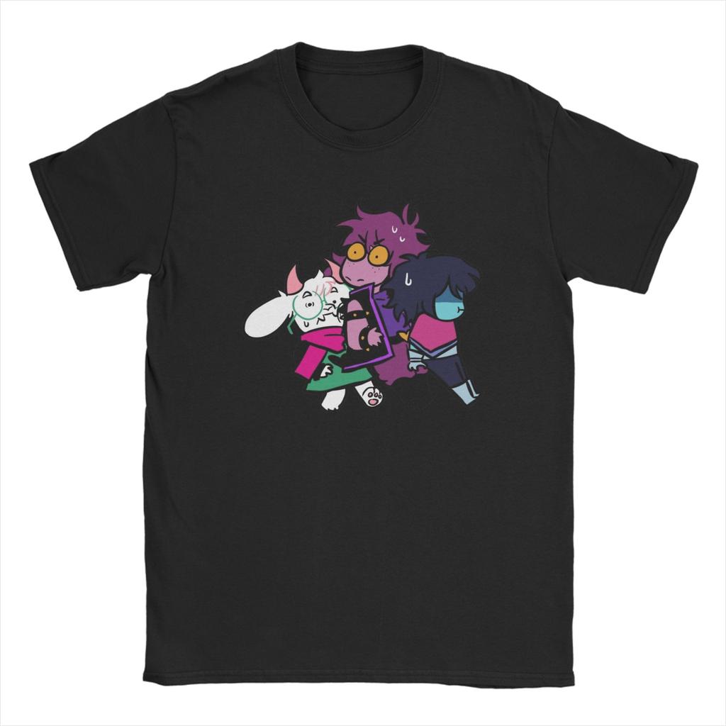 Deltarune Spamton Merch Ralsei Floral TShirt for Unisex Awesome Cotton Tee Shirt Crew Neck Short Sleeve T Shirt 6XL Clothing
