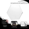 20/50Pcs Clear Acrylics Sheets 3Inch Hexagonal Sheets Hexagonal Acrylics Slices for Drawing Painting Handmade Craft