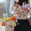 Creative Butterfly Flower Box Portable Paper Handy Gift Bag Exquisite Valentine Day Wedding Party Gift Box Flower Packaging Bags