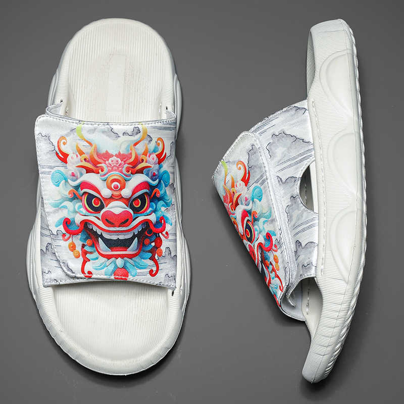 Fashion Home Spa Breathable Sandals Men's Summer Slipper Shoes Luxury Brand Man Sneakers Sport Caregiver Type Outings Athletic