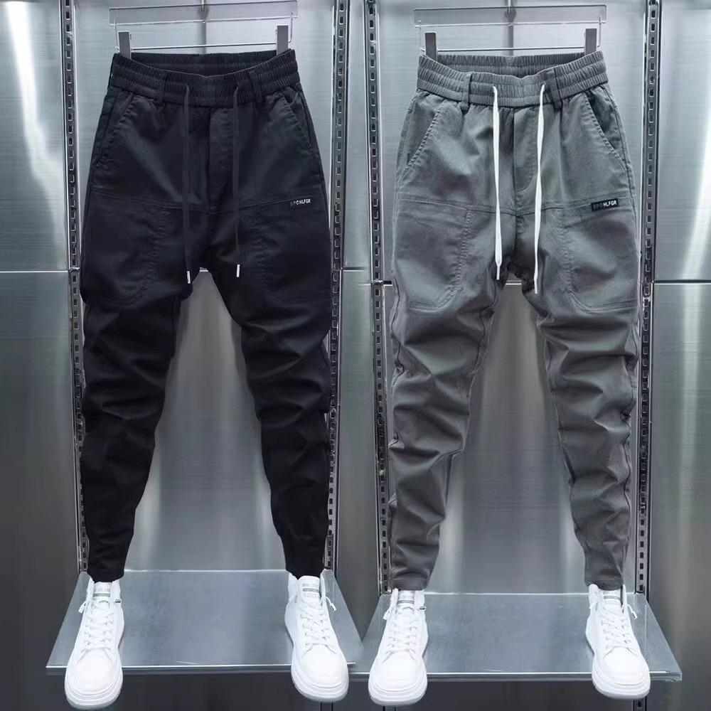 Jarní podzimní pánské kalhoty Janpan móda streetwear tepláky pánské ležérní pánské oblečení elastický pas pánské tepláky