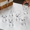 Heat-Resistant Clear Coffee Cup Transparent Ice Cream Cup Creative Beer Drinking Mug  Birthday Gift