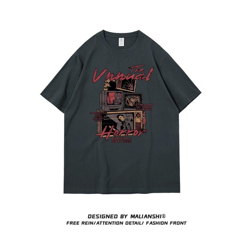 Women's 2025 Loose-Fit Cartoon Hip-Hop Cotton T-Shirt