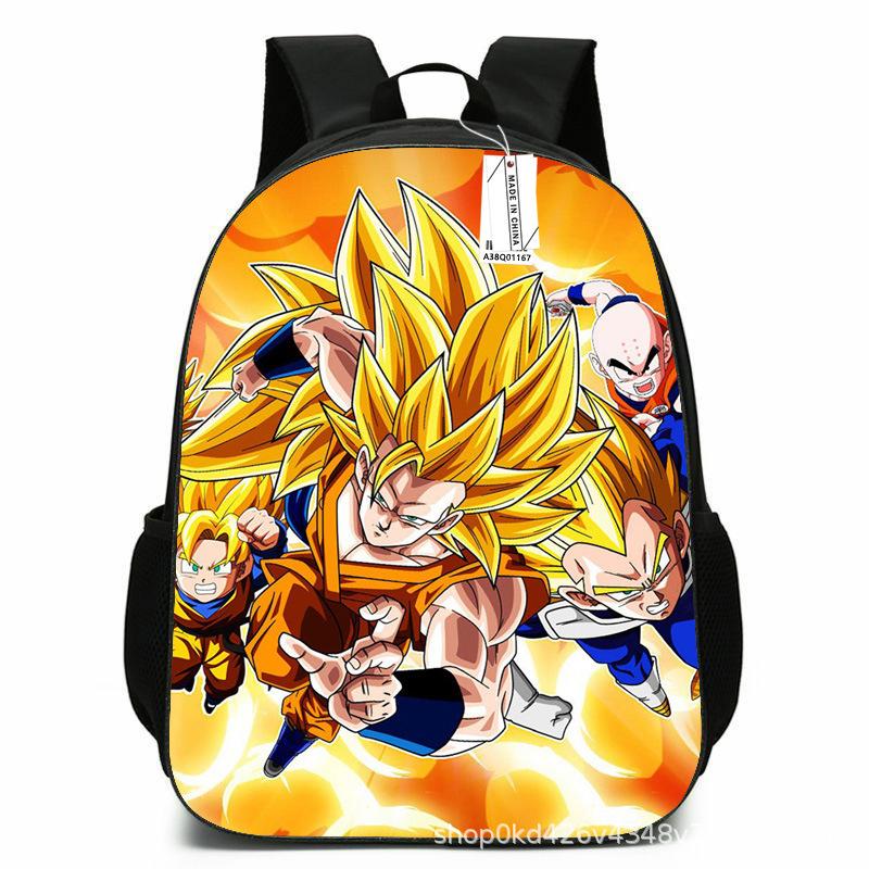 Dragon Ball 2 Backpack Animated Characters Children Elementary School Bag 1-3-6 Grade Computer Bag