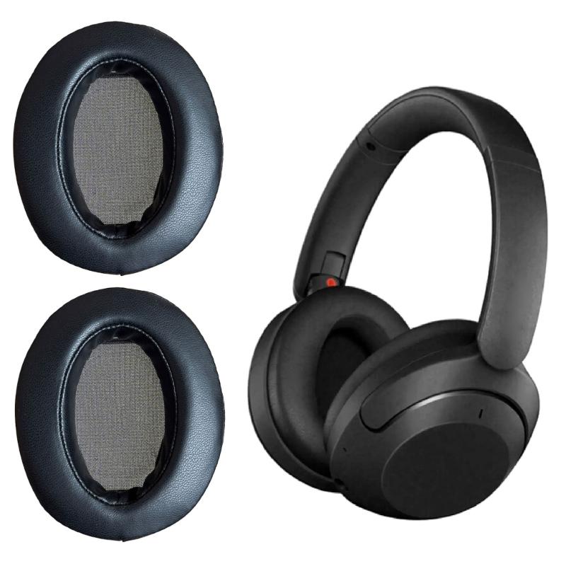 Polyester Composite Lambskin Headphone Cushions Strong Replacement Ear Covers Noise Reducing Pair for WH-H910N