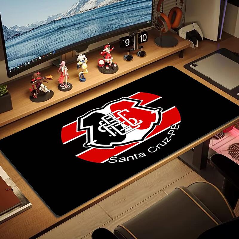 Santa Cruz Color Mouse Pad Large Gaming Table Cushion Non-slip Laptop Tablet Big Mousepad XXL Mat Mini PC Playmat With Lock edge