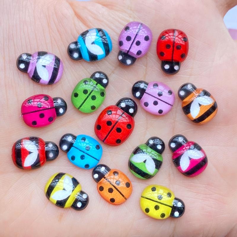

60pcs New Mix Mini Insect Flat Back Cabochon Crafts Clothing DIY Scrapbooking Accessories J42